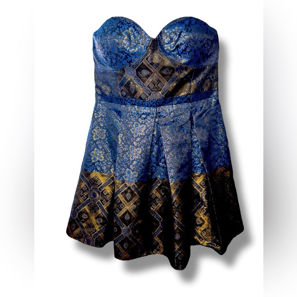 NWT Tibi Brocade Strapless Mini Dress Sz. 6 - Picture 1 of 7